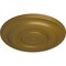 Ekena Millwork Niobe Ceiling Medallion (Fits Canopies up to 8 5/8"), Hand-Painted Gold, 18"OD x 1 1/2"P CM18NIGLS - alternate 2